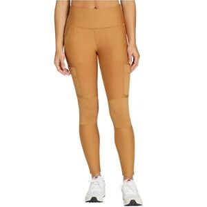Alpine Design Women's Selina High Rise Tights Size XS Light Brown NEW